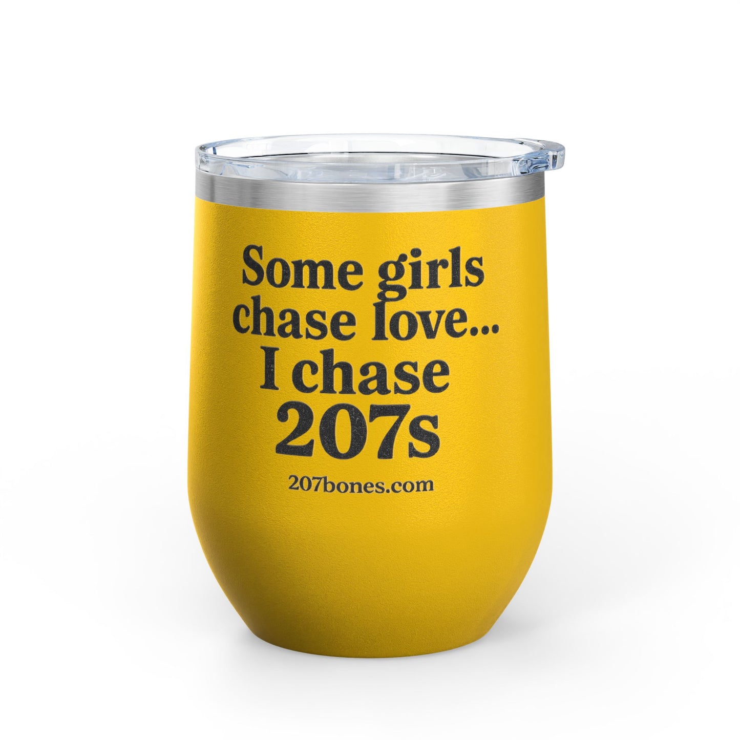 Wine Tumbler with Quote, Gifts for Car Lovers, Funny Wine Cup, Personalized Drinkware, Girls Who Chase 207s