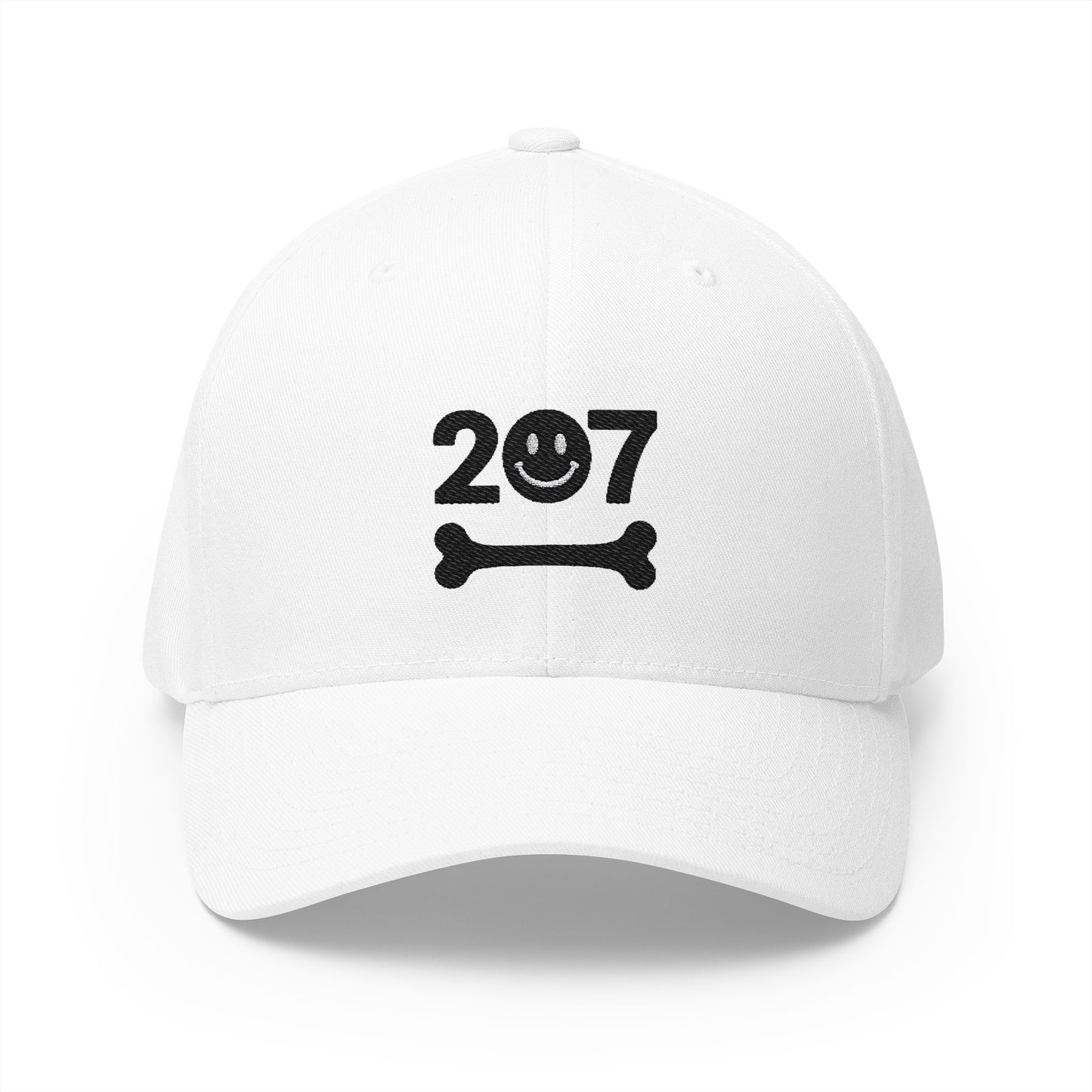 Smiley Bone Cap, Embroidered Baseball Hat for Dog Lovers, Casual Summer Accessory, Gift for Pet Owners, Trendy Dad Hat