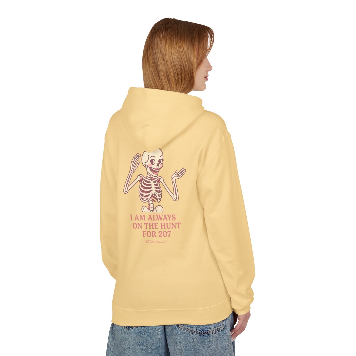 Cute Skeleton Hoodie, Unisex Fleece, Funny Halloween Gear, Gift for Spooky Season, Year-Round Comfort Wear, Trendy Layering