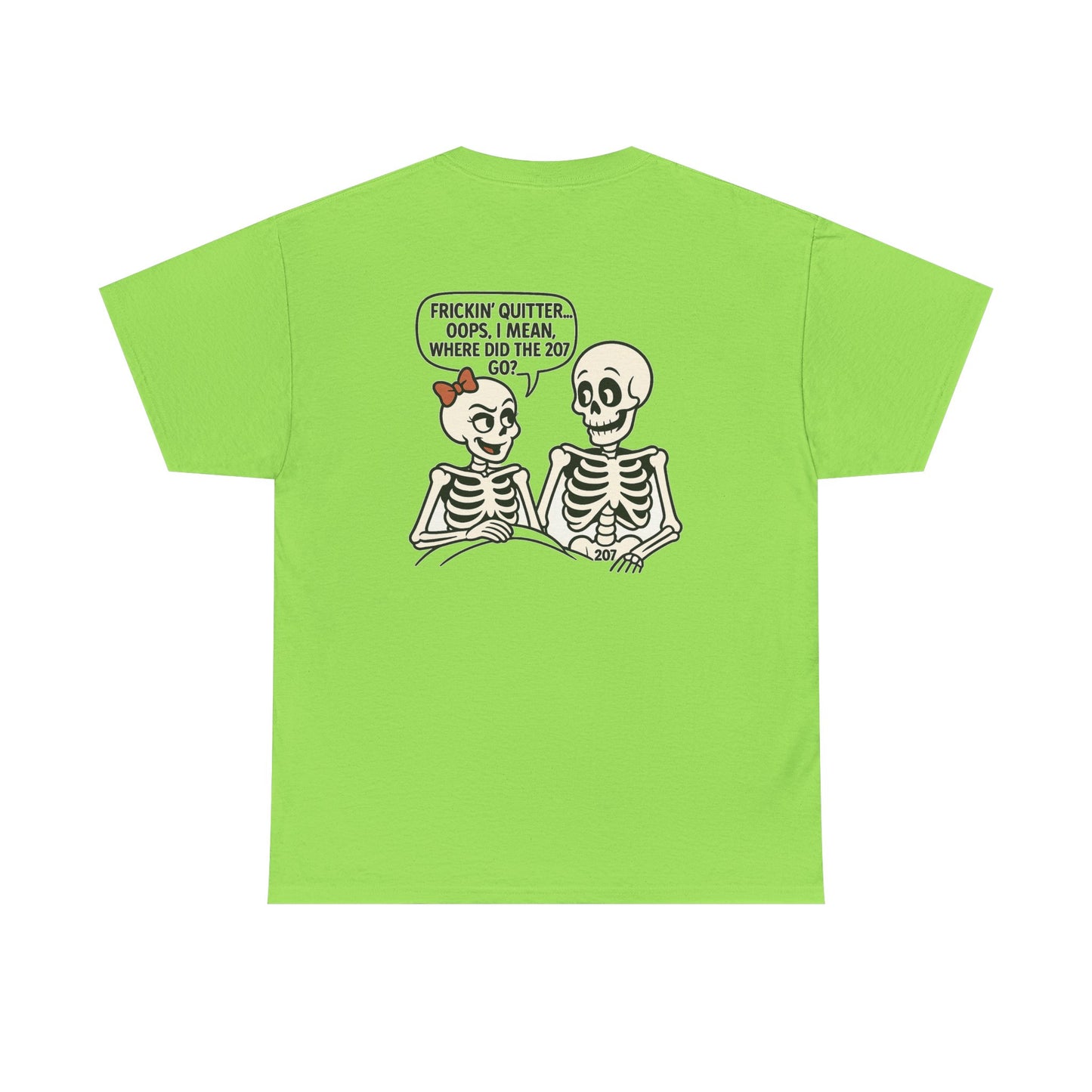 Funny Skeleton Graphic Tee, Unisex Heavy Cotton Shirt, Halloween Apparel, Quirky Gift, Casual Style, Spooky Season Wear