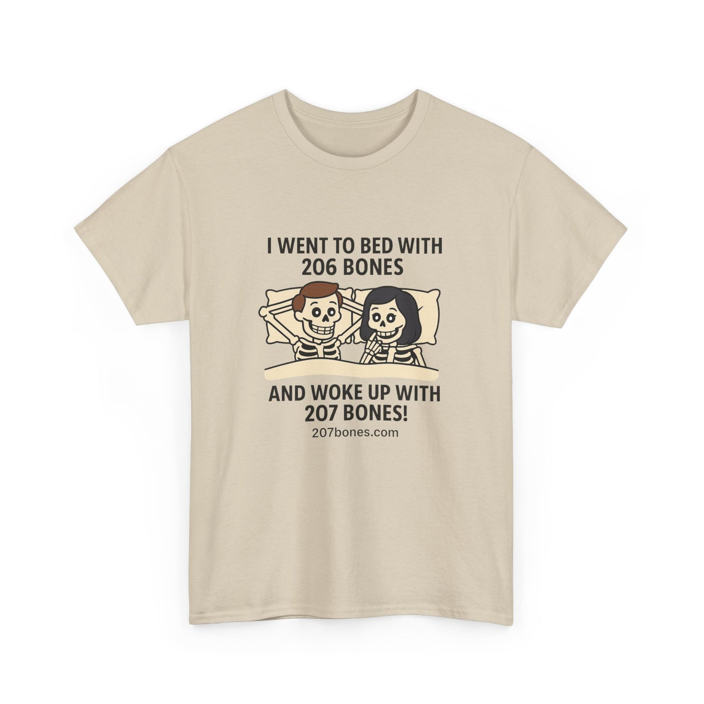Funny Bone Humor Tee, Unisex Cotton T-Shirt, Gift for Halloween, Quirky Graphic Tee, Unique Birthday Present