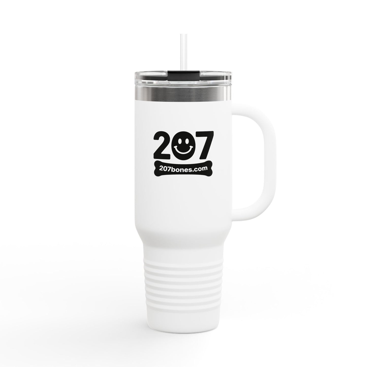 207 Bones Smile - Insulated Travel Mug - 40oz, Perfect for Coffee Lovers