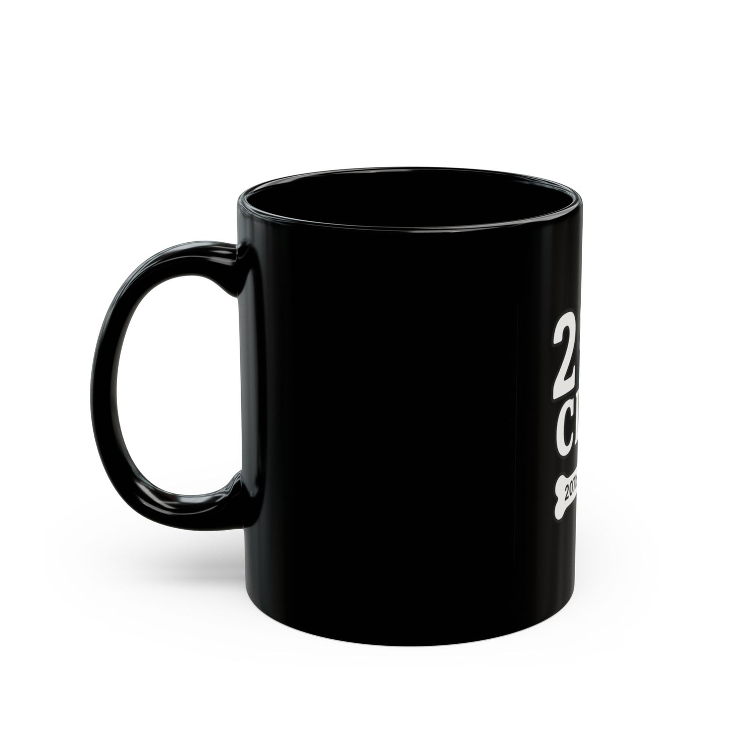 Skull and Bones Black Mug - 207 Club Coffee Cup, Unique Gift for Friends, Halloween Decor, Dark Aesthetic, Skull Lover's Mug