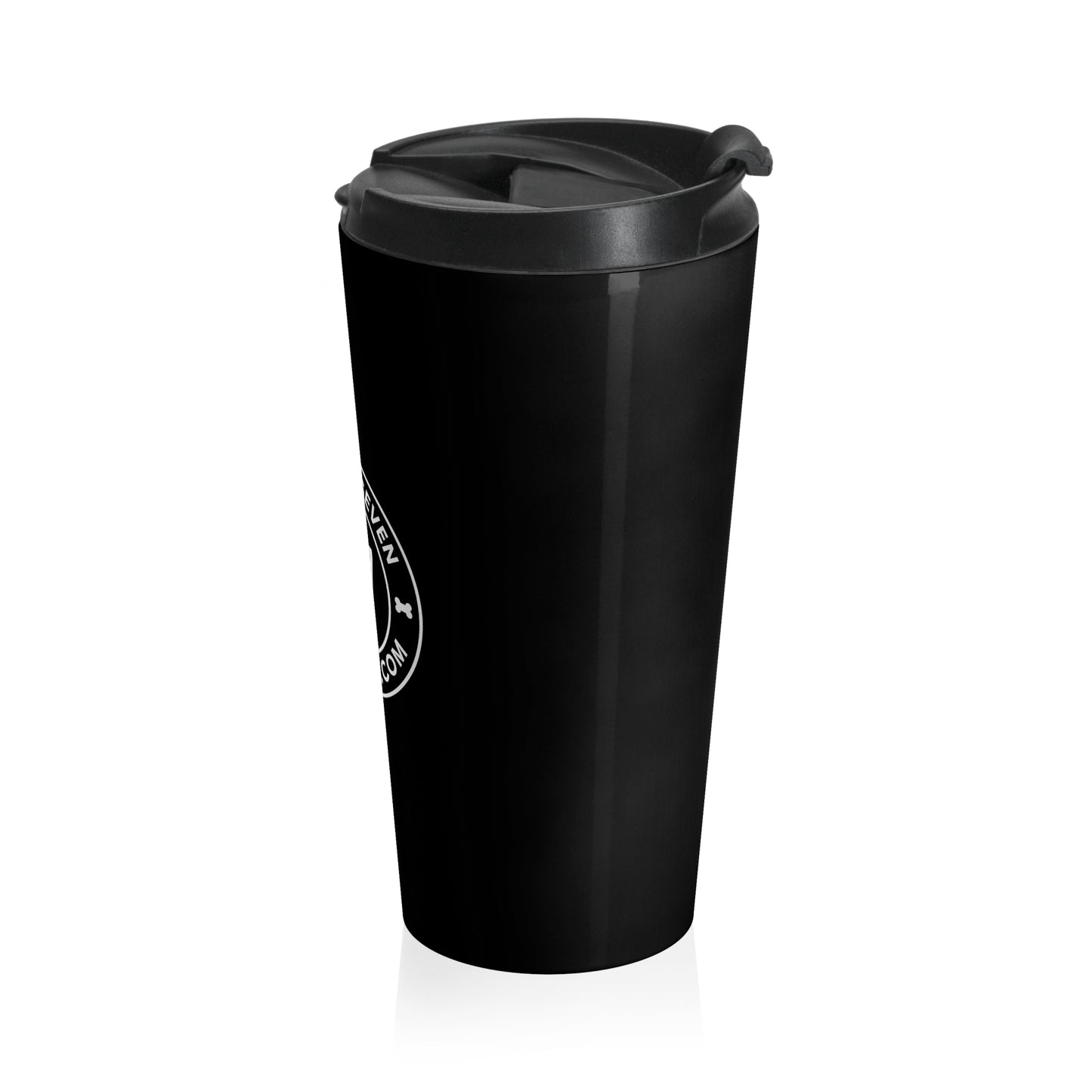 207 Bones Black Stainless Steel Travel Mug