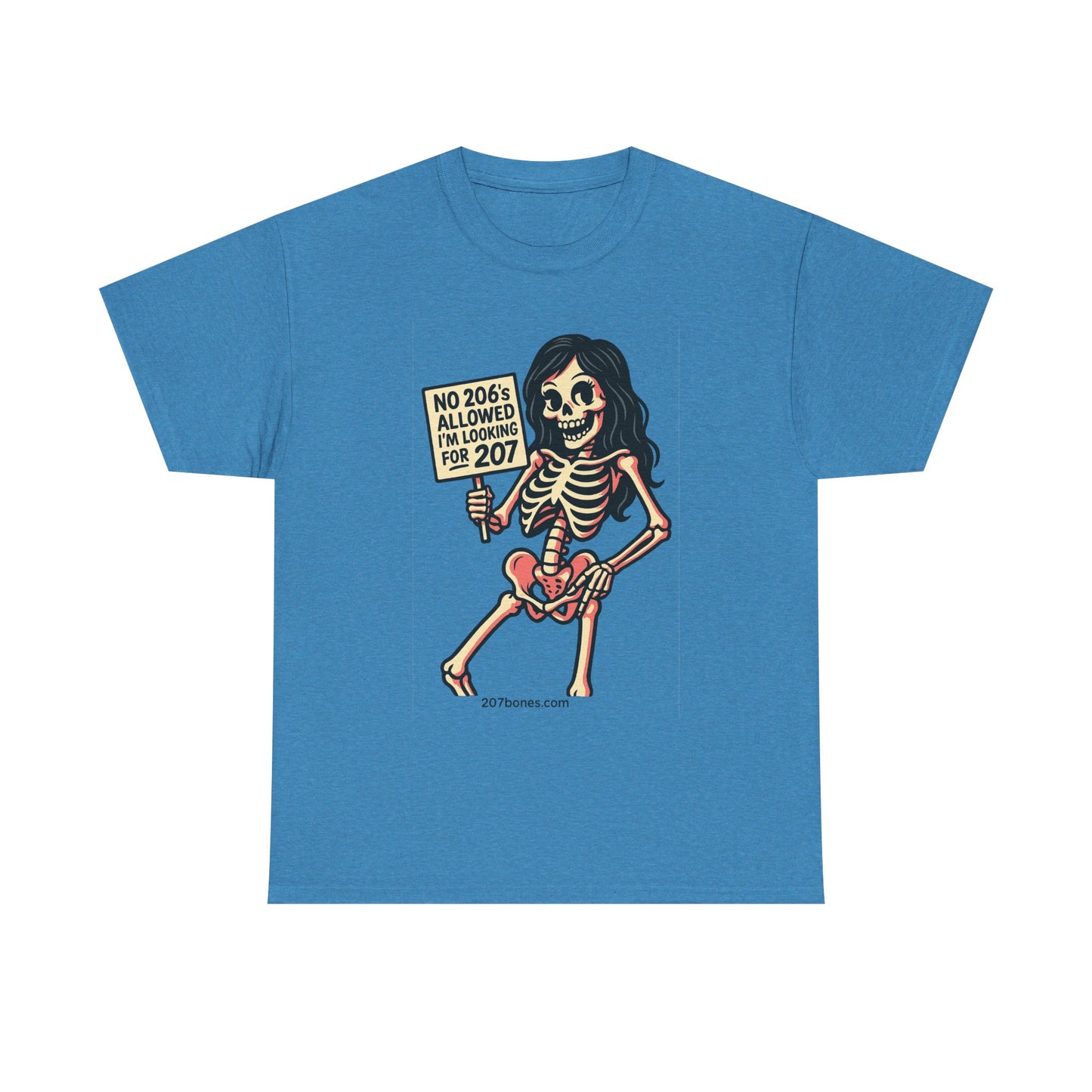 Skeleton Protest Unisex Tee - Fun Graphic T-Shirt for Halloween, Casual Wear, Gift for Friends, Vintage Style, Statement Shirt