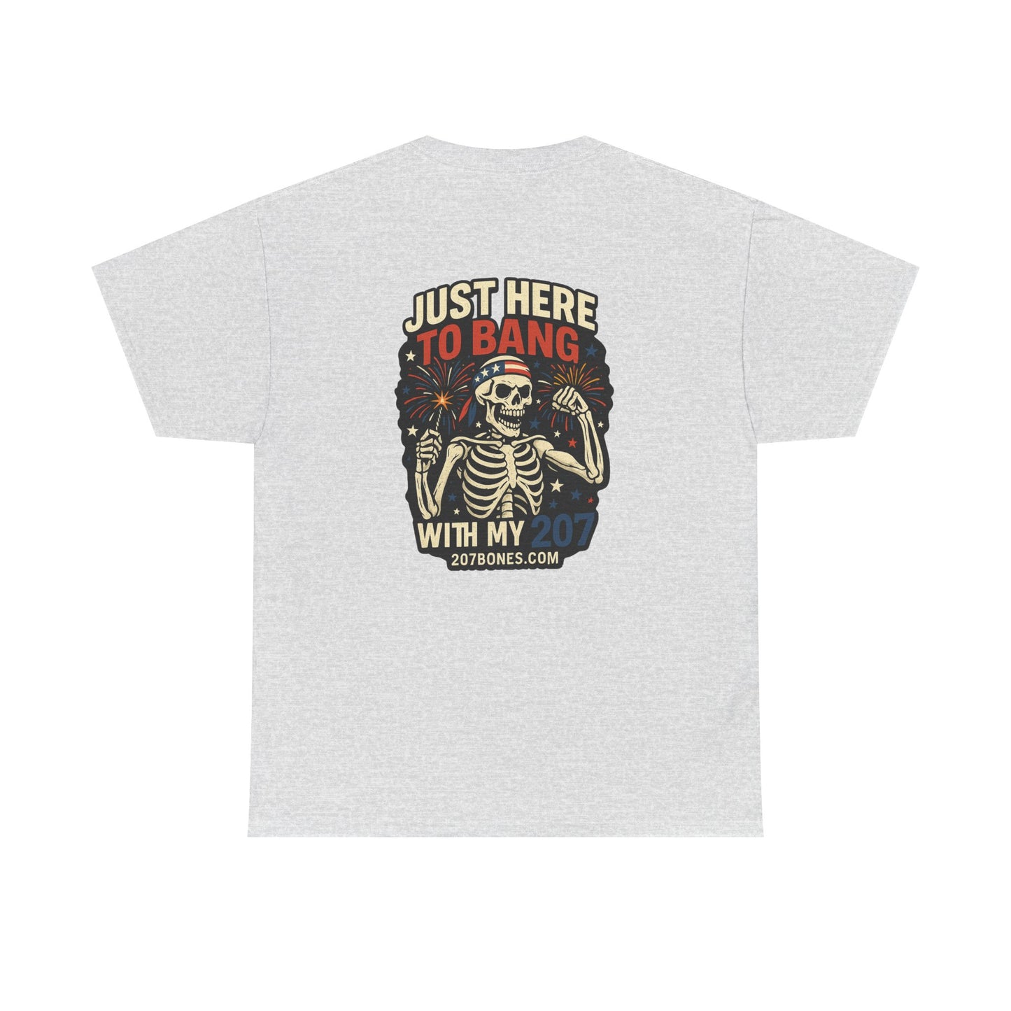 Fun Unisex Cotton Tee - Skeleton Graphic, Casual Wear, Halloween Party Shirt, Gift for Friends, Summer Essentials