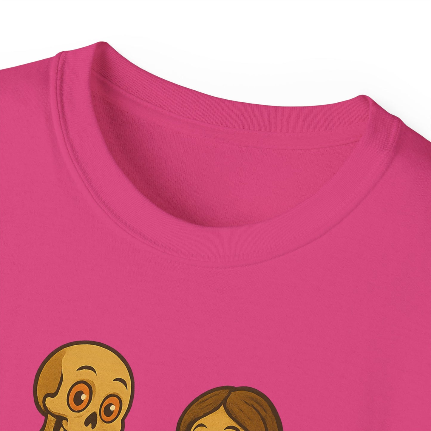 Skeleton Couple Tee, Funny Halloween Shirt, Gift for Couples, Spooky T-Shirt, Unisex Graphic Tee, Bone Humor Top