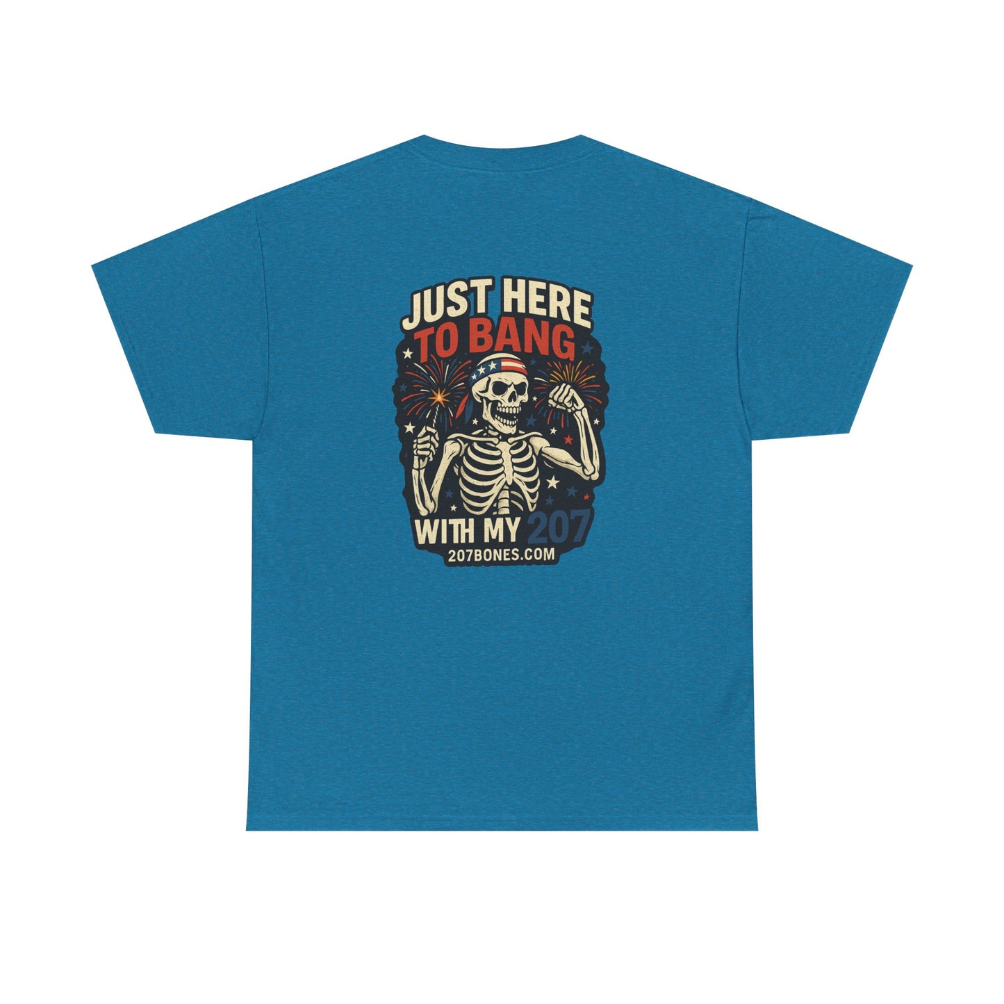 Fun Unisex Cotton Tee - Skeleton Graphic, Casual Wear, Halloween Party Shirt, Gift for Friends, Summer Essentials