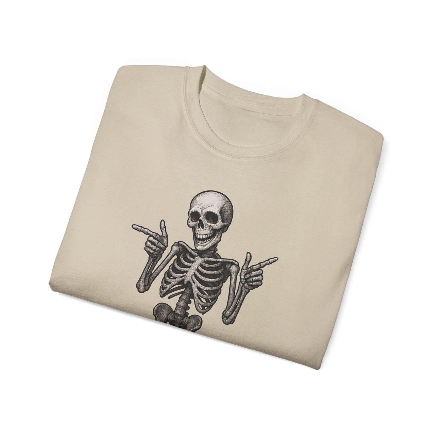 Skeleton Humor Tee: Perfect for Halloween, Parties, Birthdays, Casual Outfits, Gifts