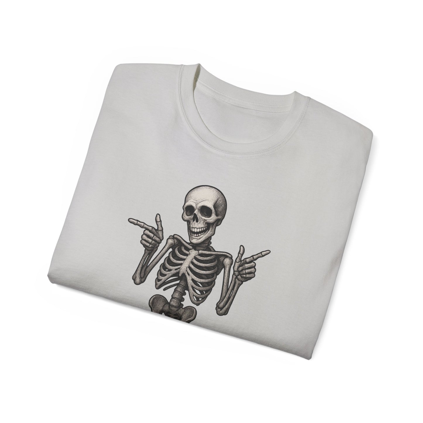 Skeleton Humor Tee: Perfect for Halloween, Parties, Birthdays, Casual Outfits, Gifts