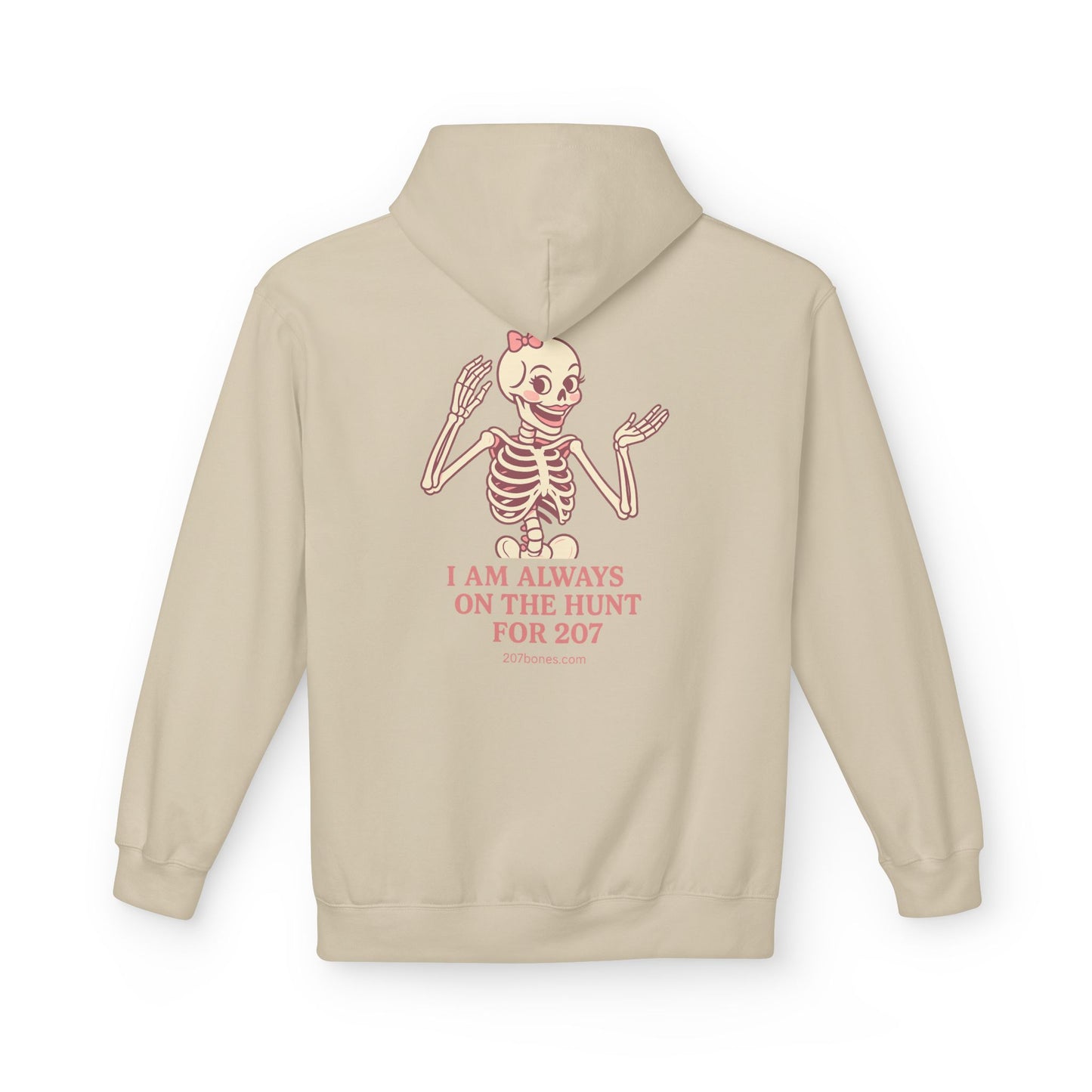 Cute Skeleton Hoodie, Unisex Fleece, Funny Halloween Gear, Gift for Spooky Season, Year-Round Comfort Wear, Trendy Layering
