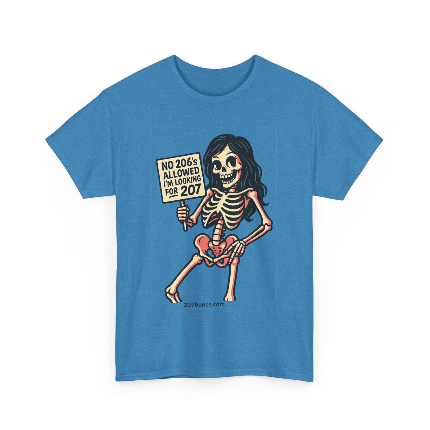 Skeleton Protest Unisex Tee - Fun Graphic T-Shirt for Halloween, Casual Wear, Gift for Friends, Vintage Style, Statement Shirt
