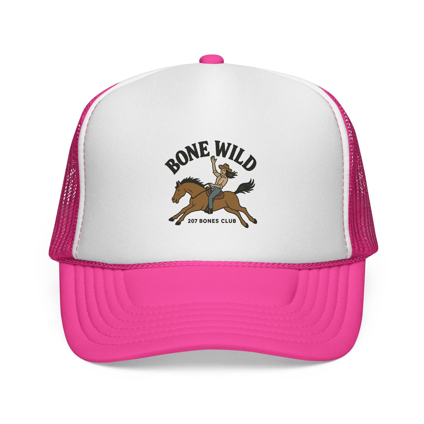 Bone Wild Foam Trucker Cap - Casual Style