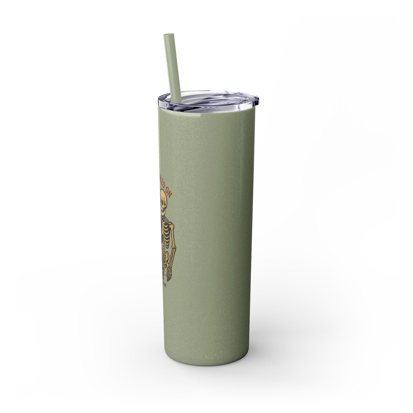 Totally Hooked Skinny Tumbler - 20oz, Cute Halloween Mug, Fun Gift for Coffee Lovers, Party Essentials, Unique Personalized Cup