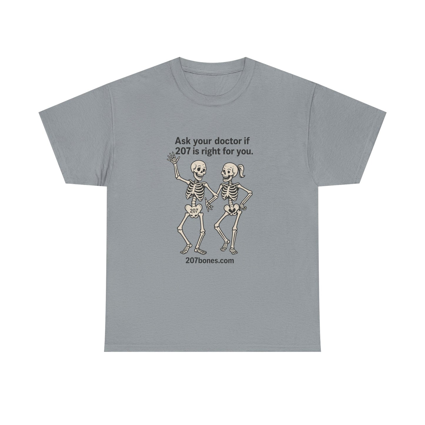Humorous Skeleton Tee - Perfect for Halloween, Gifts, Parties, Casual Wear, Sarcastic Doctor Joke Shirt
