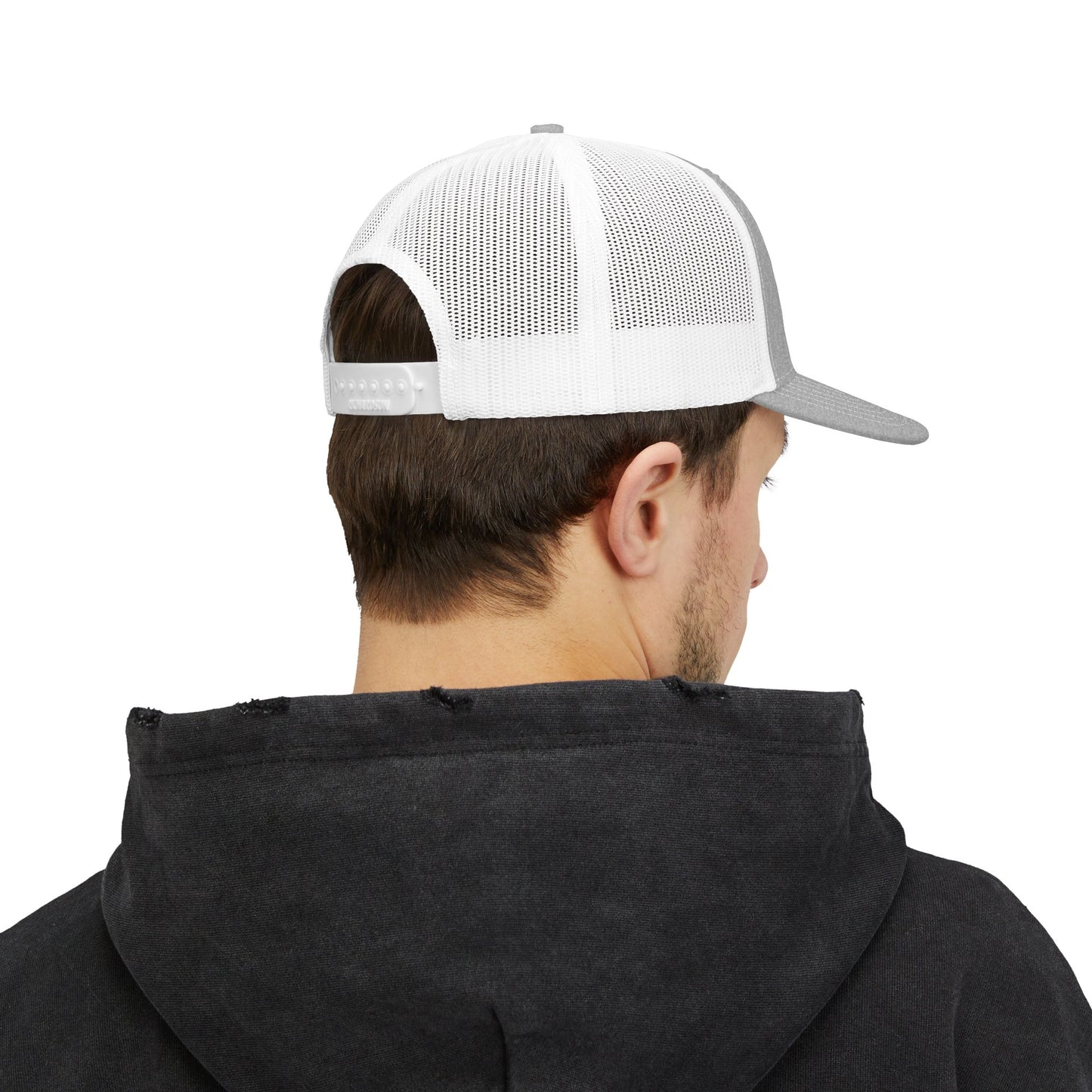 Skull Club Snapback Cap, Trendy Trucker Hat, Outdoor Adventure Gear, Casual Streetwear, Gothic Style Accessory