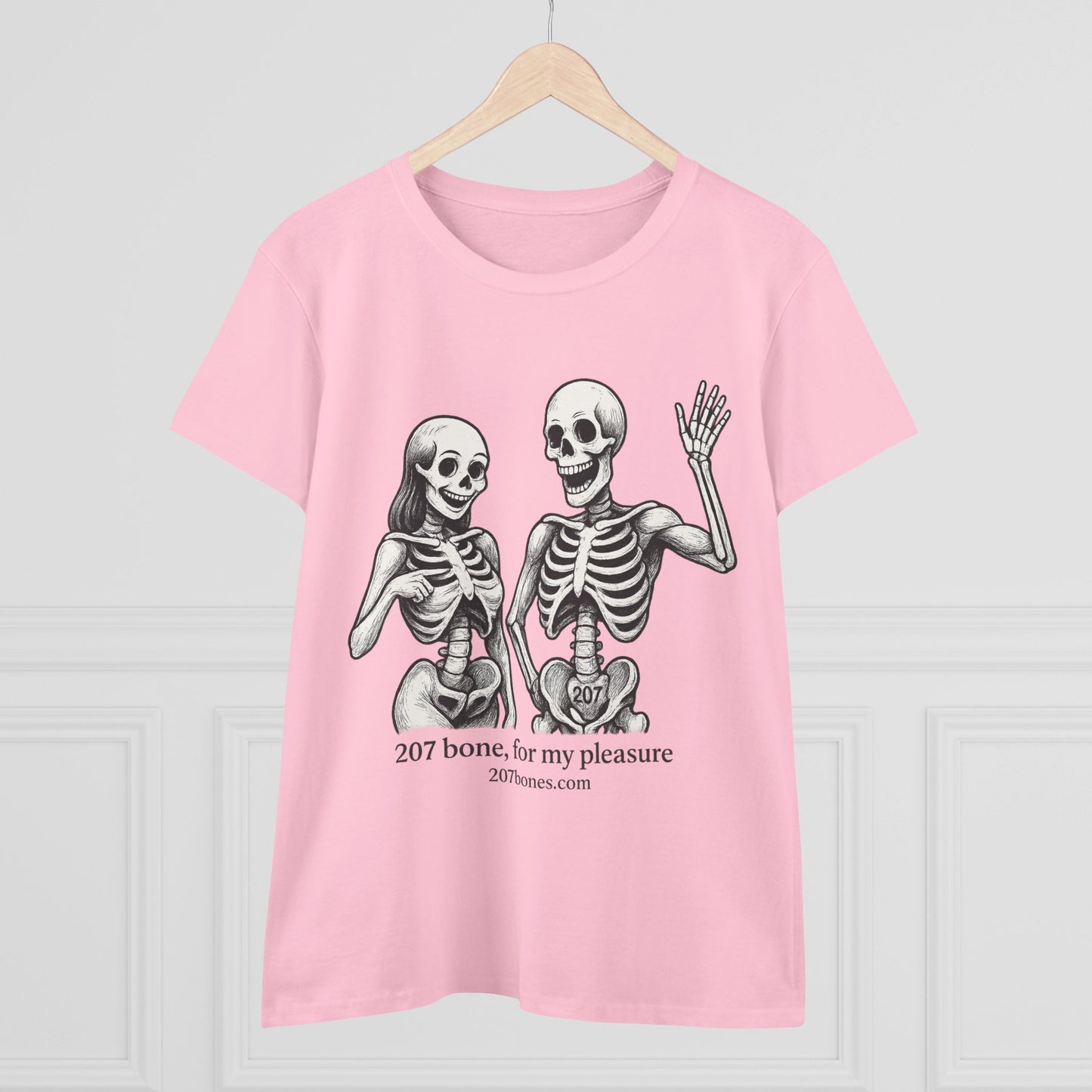 Funny Skeleton Graphic Tee, Halloween Shirt, Quirky Women's Top, Casual Everyday Wear, Gift for Friends