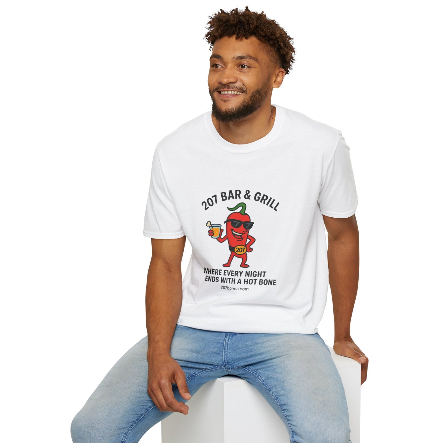 Fun Chili Bar & Grill T-Shirt, Perfect for BBQs, Casual Wear, Gift for Grill Lovers, Summer Parties, Foodie Apparel