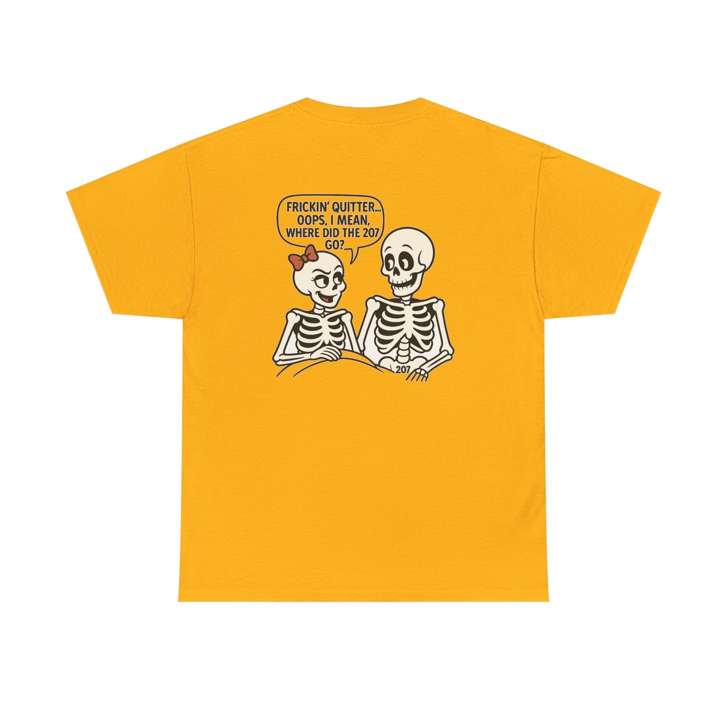 Funny Skeleton Graphic Tee, Unisex Heavy Cotton Shirt, Halloween Apparel, Quirky Gift, Casual Style, Spooky Season Wear