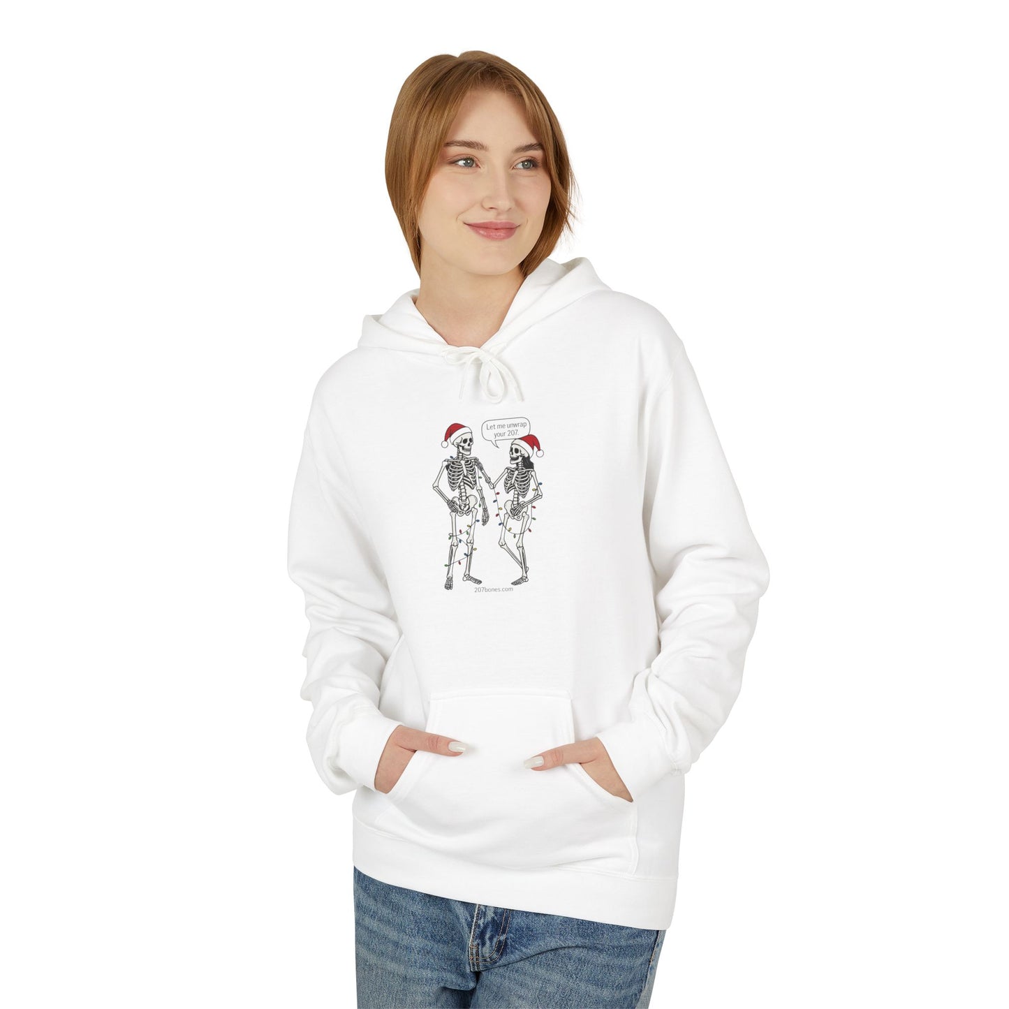 Festive Graphic Hoodie, Christmas Gift, Holiday Apparel, Cozy Winter Wear