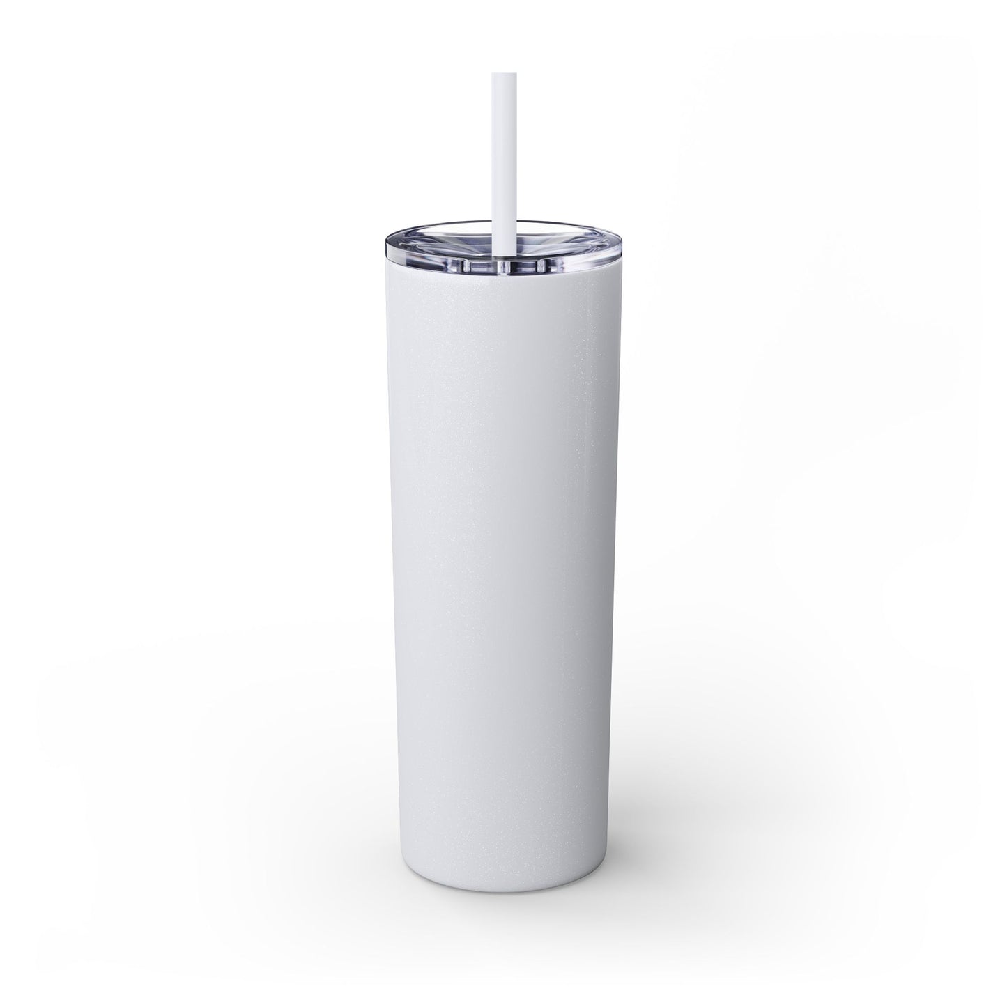 Personalized Skinny Tumbler with Straw, Perfect for Dog Lovers, Enjoy 207, Travel Mug, Gift Idea, Customized Drinkware
