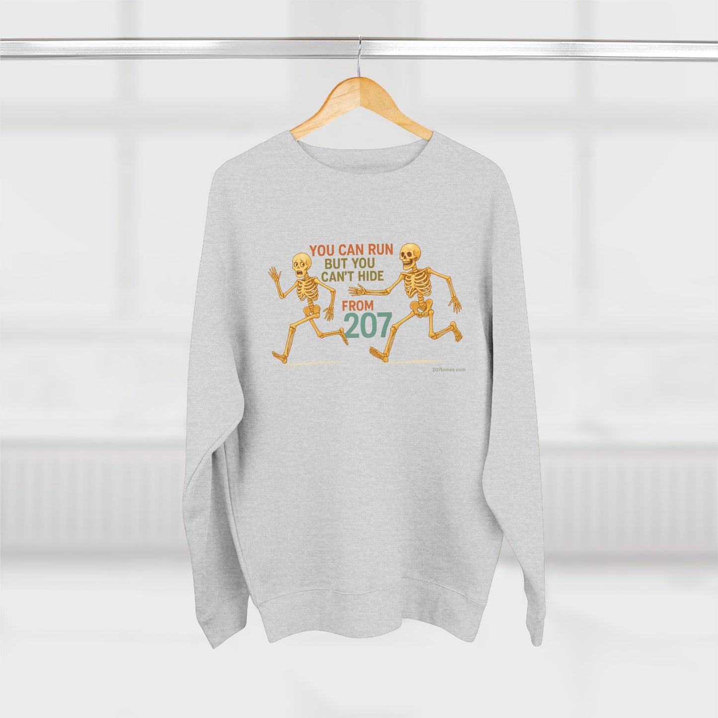 Funny Skeleton Sweatshirt, Halloween Apparel, Unisex Crewneck, Gift for Fans, Humor Clothing, Spooky Season Gear