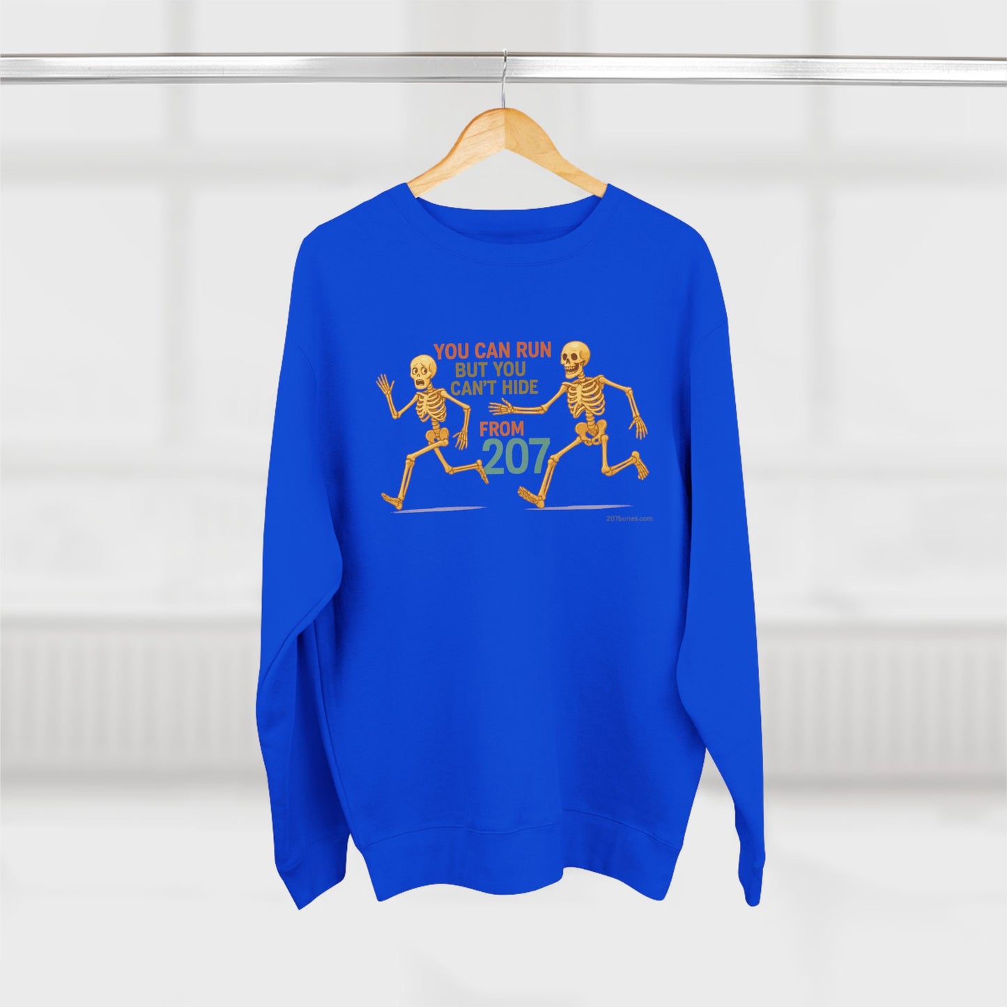 Funny Skeleton Sweatshirt, Halloween Apparel, Unisex Crewneck, Gift for Fans, Humor Clothing, Spooky Season Gear