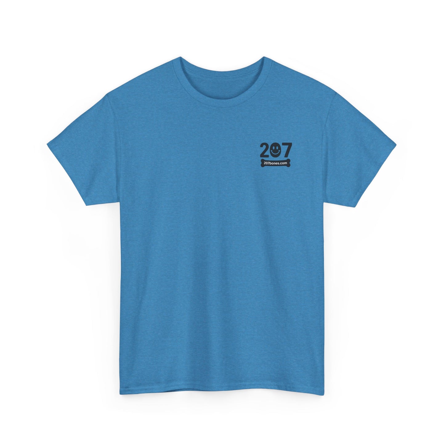 Patriotic Graphic Tee - Born to Bone, Unisex Heavy Cotton T-Shirt, Perfect for BBQs, Independence Day, and Casual Outings