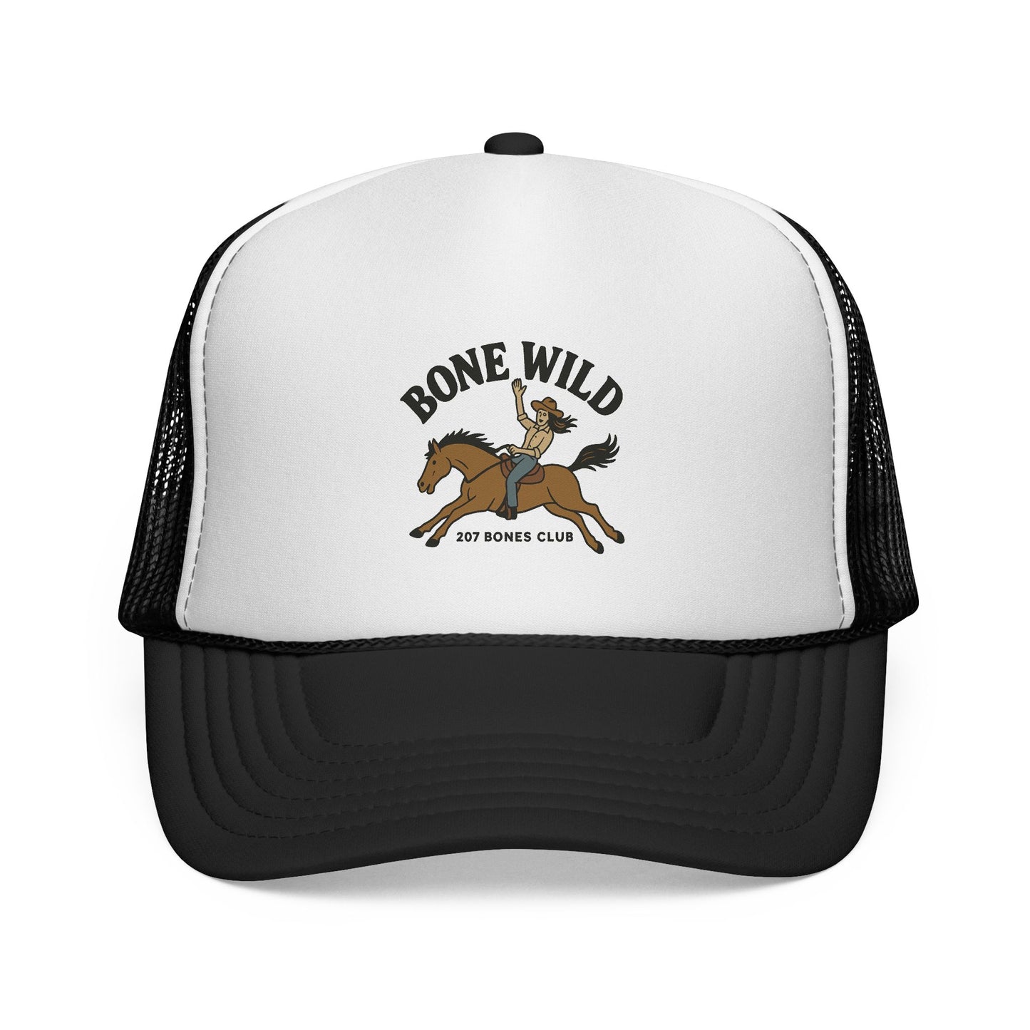 Bone Wild Foam Trucker Cap - Casual Style