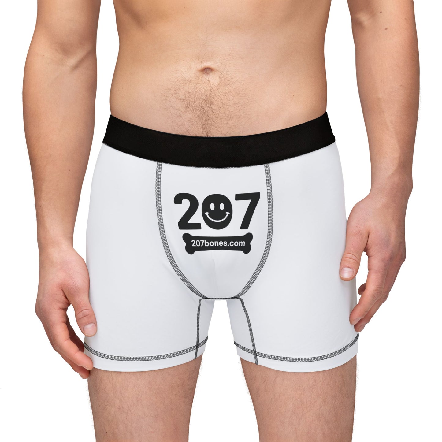 Fun Men's Boxer Briefs with Smiley Face Design, Comfy Underwear, Gift for Him, Unique Men's Boxers, Creative AOP Designers