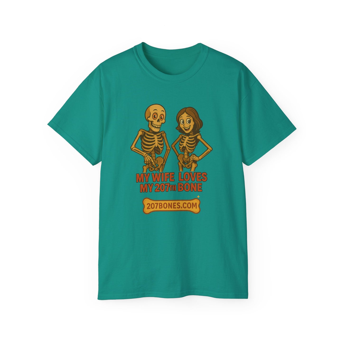 Skeleton Couple Tee, Funny Halloween Shirt, Gift for Couples, Spooky T-Shirt, Unisex Graphic Tee, Bone Humor Top