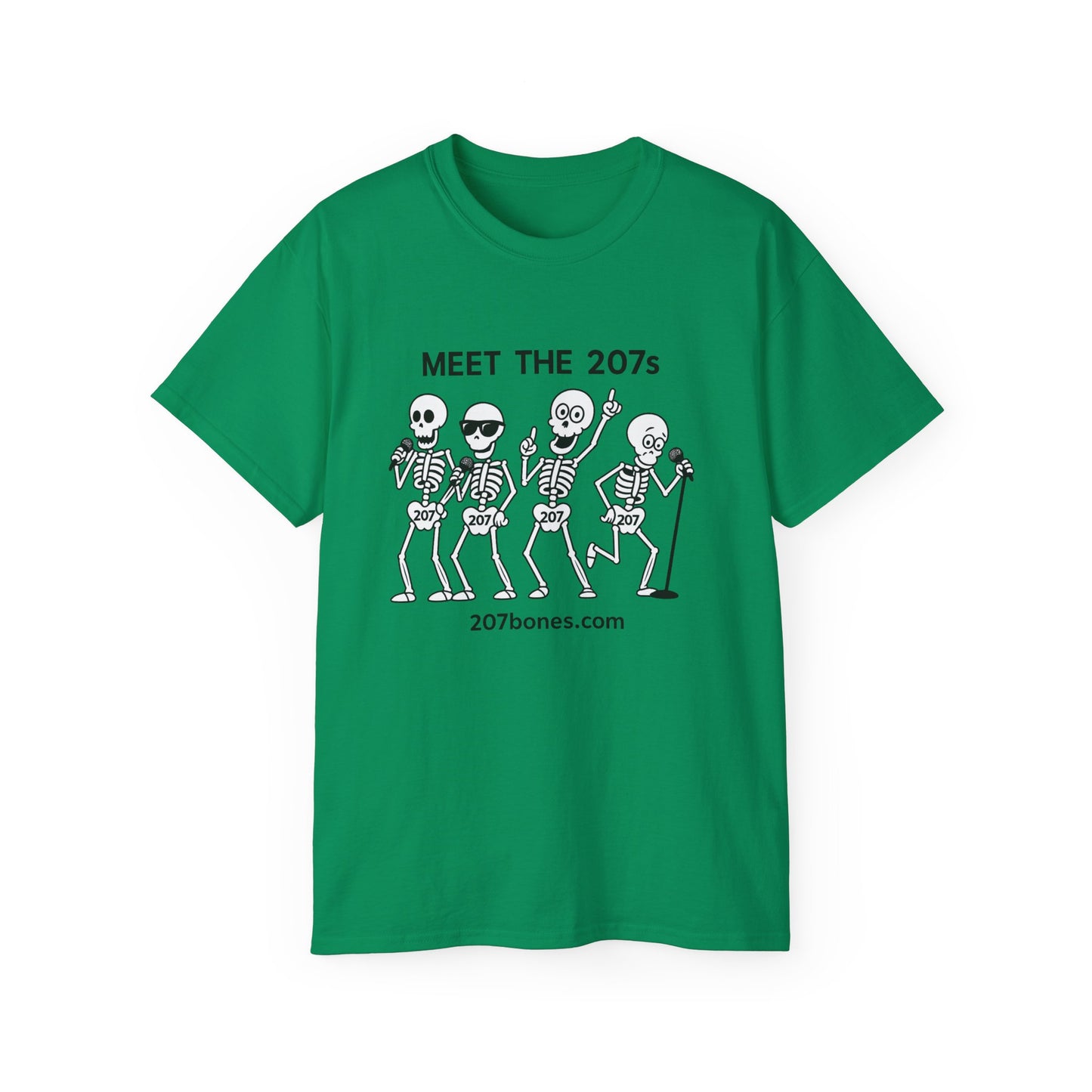 Meet the 207s Skeleton T-Shirt | Fun Halloween Tee, Unisex Cotton Shirt, Cute Skeleton Gift, Casual Outfit, Party Wear