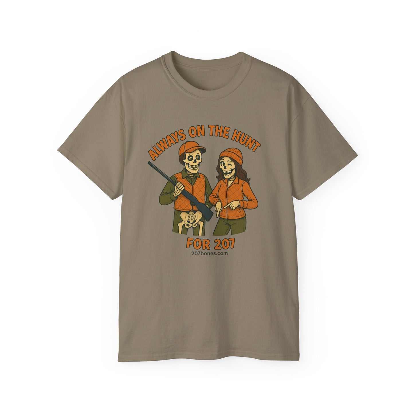 Always on the Hunt Graphic Tee, Fun Tee for Adventurers, Hunting Apparel, Gift for Outdoor Enthusiasts, Unisex Casual Shirt