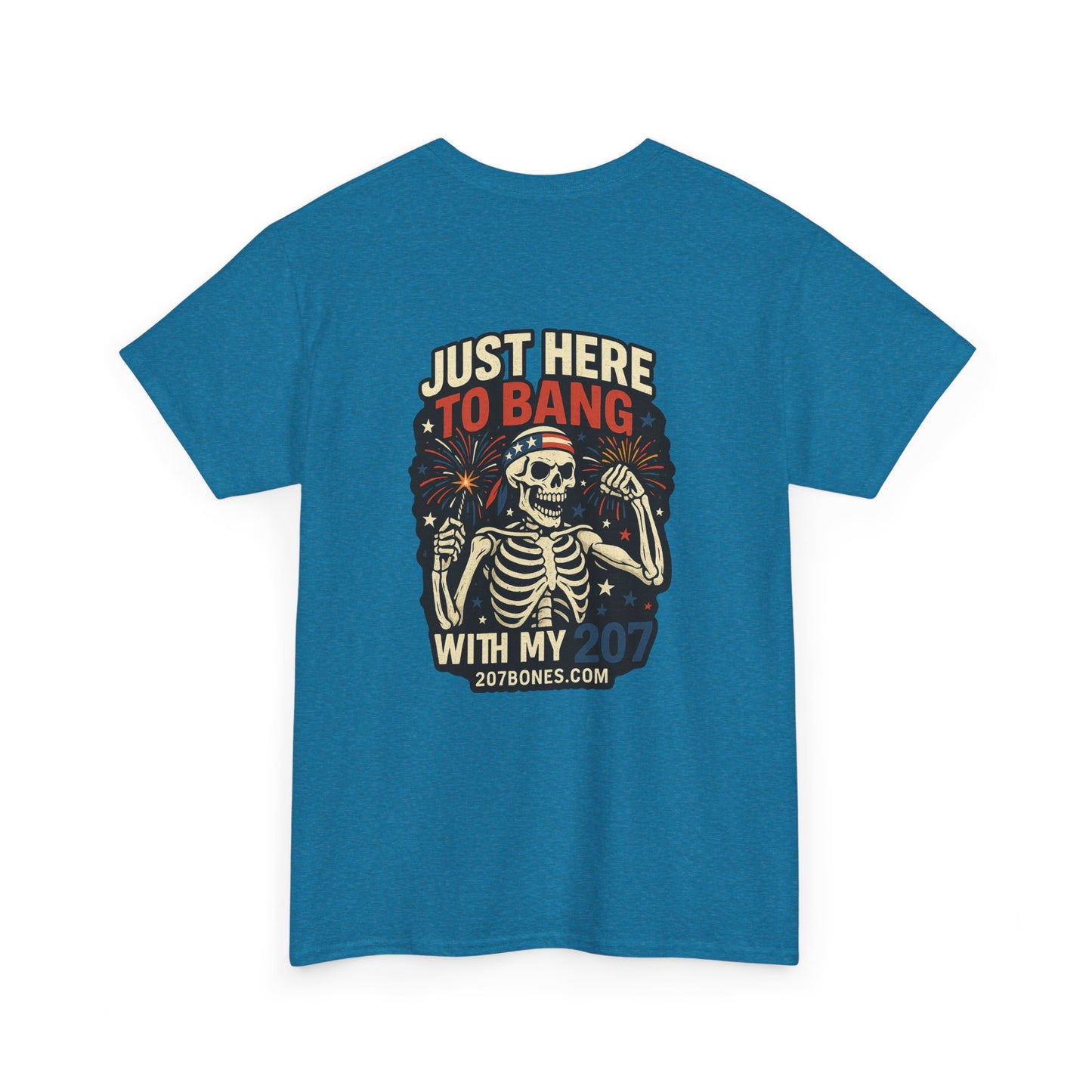 Fun Unisex Cotton Tee - Skeleton Graphic, Casual Wear, Halloween Party Shirt, Gift for Friends, Summer Essentials