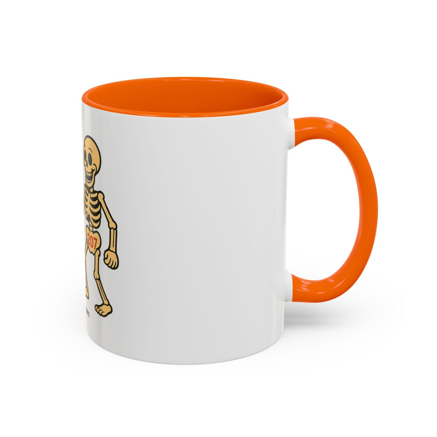 Playful Skeleton Coffee Mug, Fun Gift for Halloween, Quirky Kitchen Decor, Unique Drinking Cup, Halloween Humor Mug