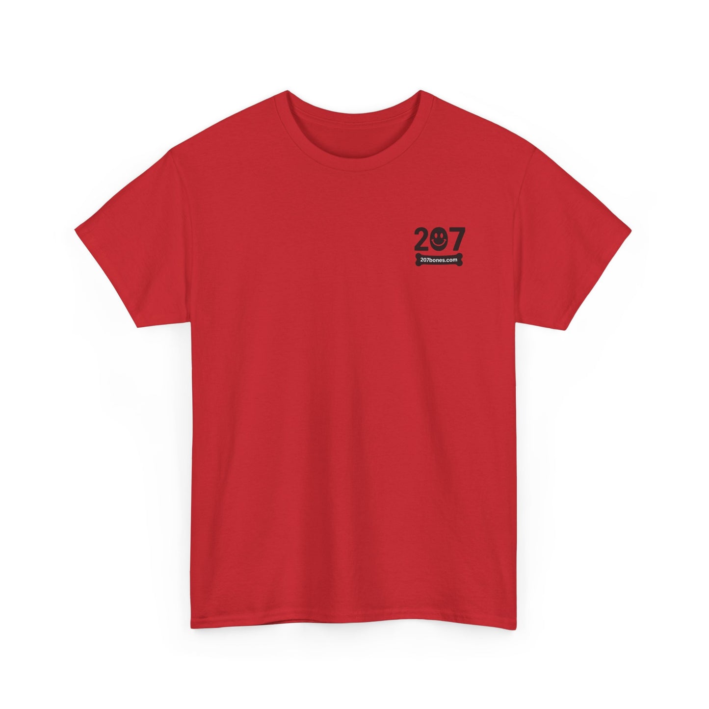 Patriotic Graphic Tee - Born to Bone, Unisex Heavy Cotton T-Shirt, Perfect for BBQs, Independence Day, and Casual Outings