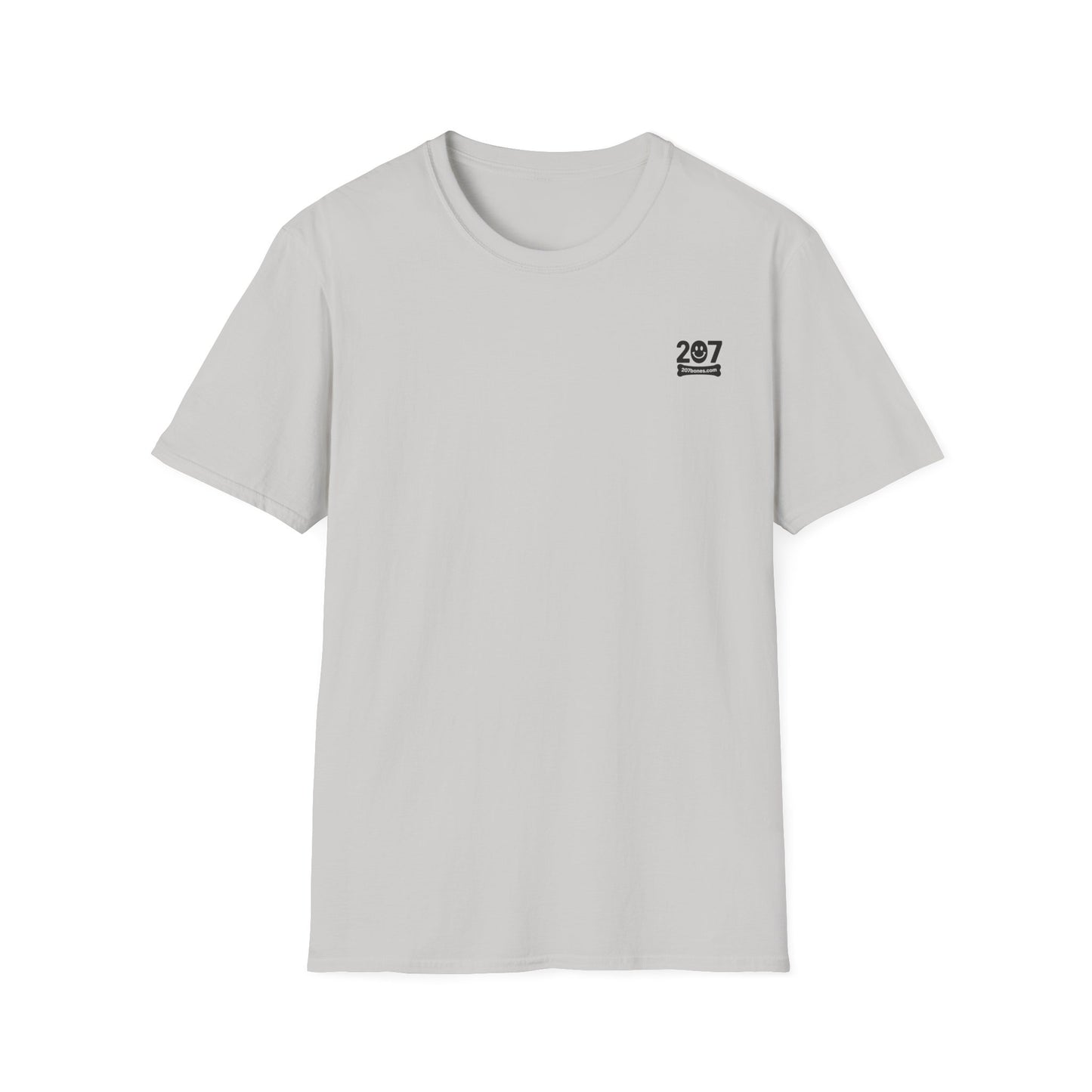 Chill Vibes Unisex T-Shirt - Relax It's 207 Time Design, Skeleton Tee, Casual Everyday Wear, Perfect for Halloween, Gift for Friends