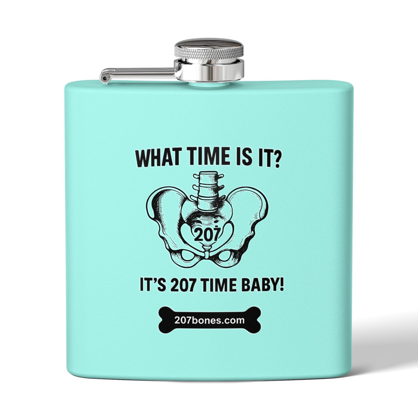 Unique 6oz Stainless Steel Flask | Perfect Gift for Parties, Tailgating, Camping, Birthdays, or As A Gag Gift
