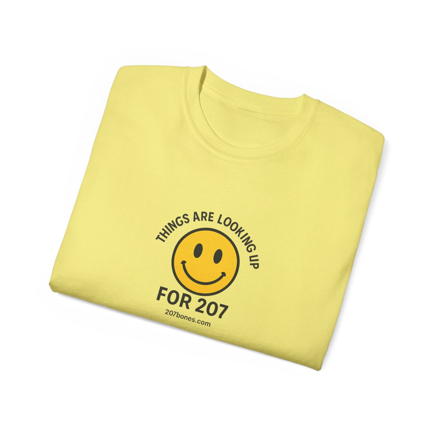 Smiley Message Tee - Unisex Ultra Cotton Shirt | Positive Vibes Apparel, Gift for Friends, Casual Outfit, Everyday Wear, Birthday Present