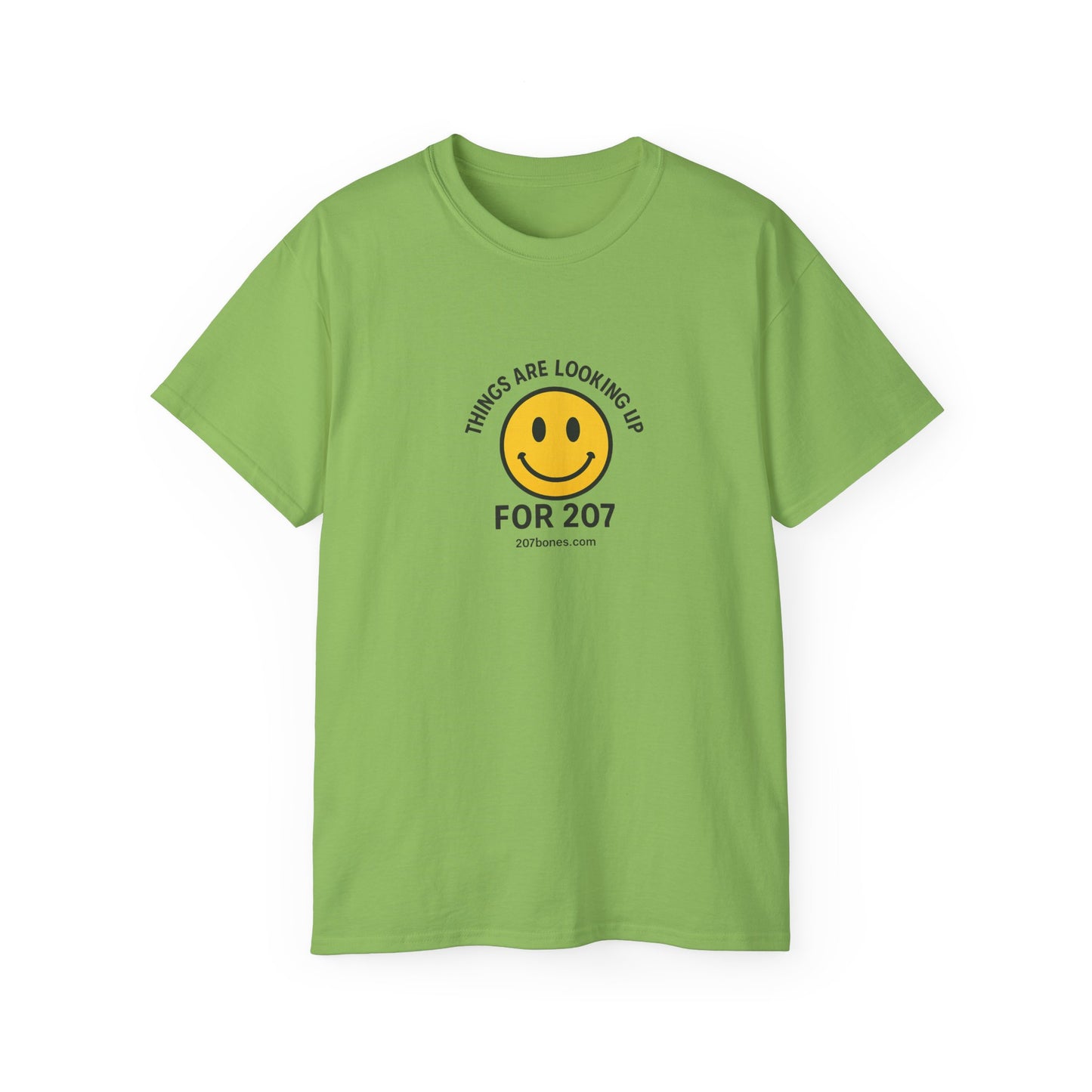 Smiley Message Tee - Unisex Ultra Cotton Shirt | Positive Vibes Apparel, Gift for Friends, Casual Outfit, Everyday Wear, Birthday Present