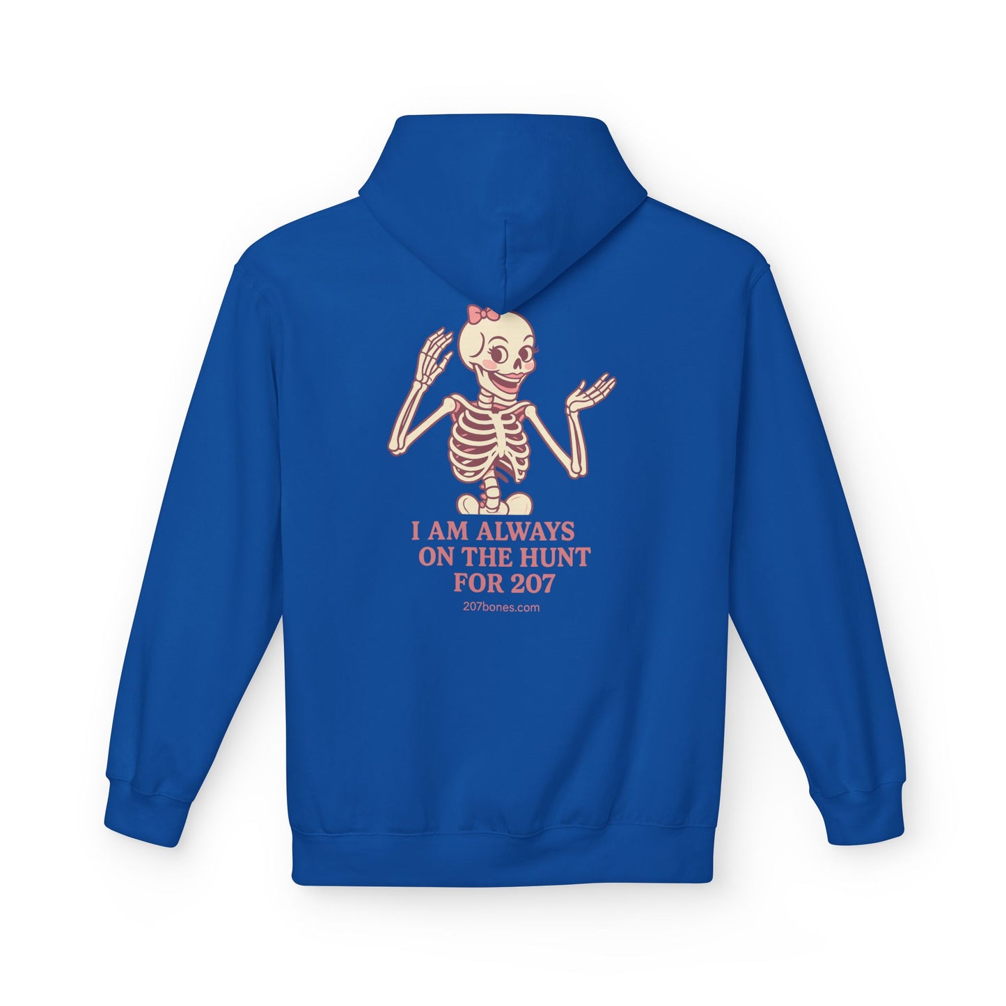 Cute Skeleton Hoodie, Unisex Fleece, Funny Halloween Gear, Gift for Spooky Season, Year-Round Comfort Wear, Trendy Layering