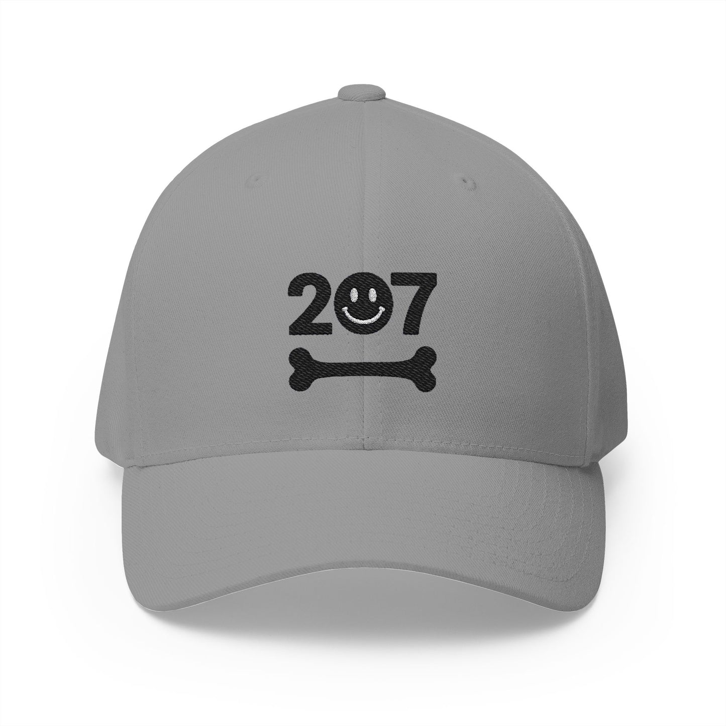 Smiley Bone Cap, Embroidered Baseball Hat for Dog Lovers, Casual Summer Accessory, Gift for Pet Owners, Trendy Dad Hat