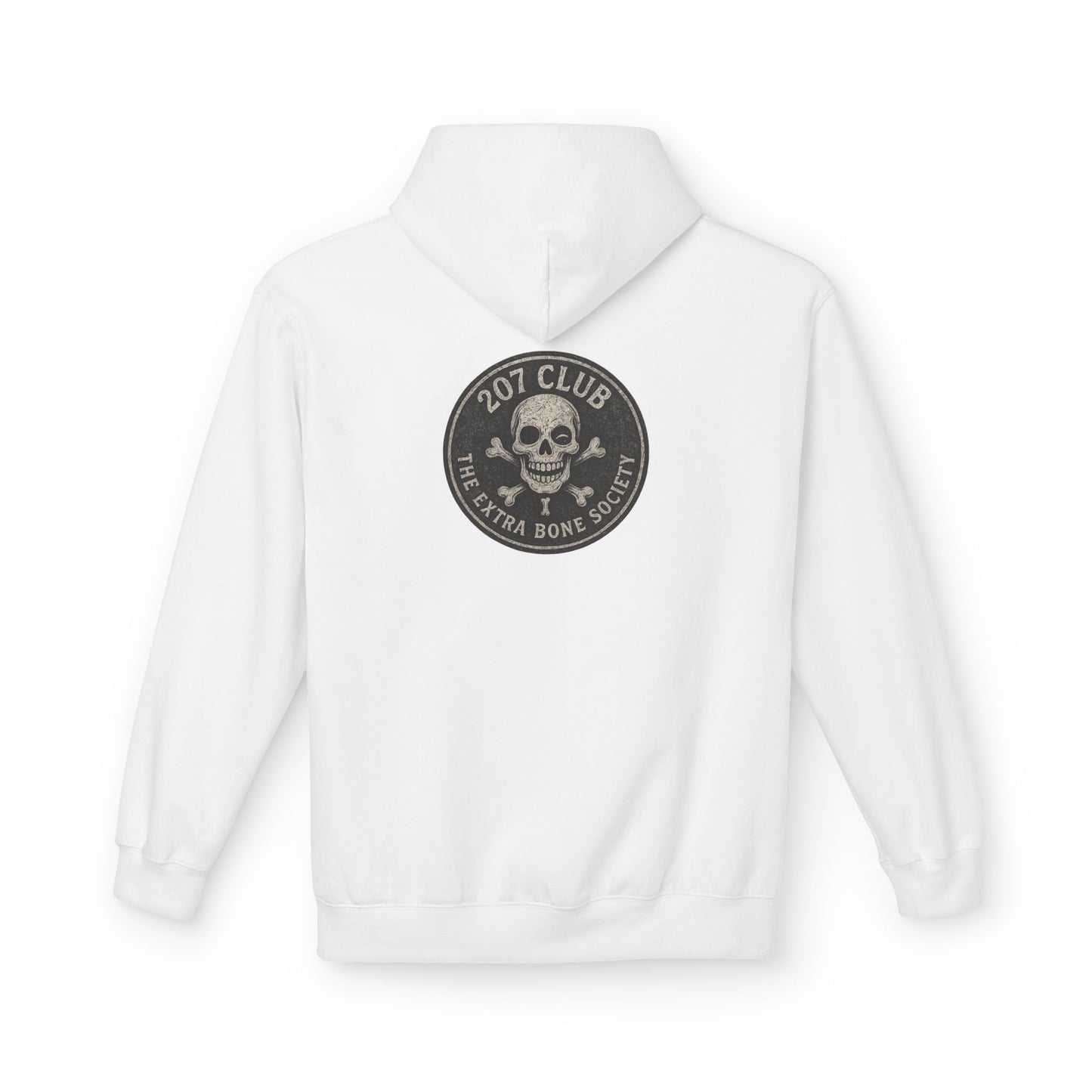 Kiss & Skull Graphic Fleece Hoodie - Trendy Unisex Sweatshirt for Casual Wear, Halloween, Party, Street Style, Gifts