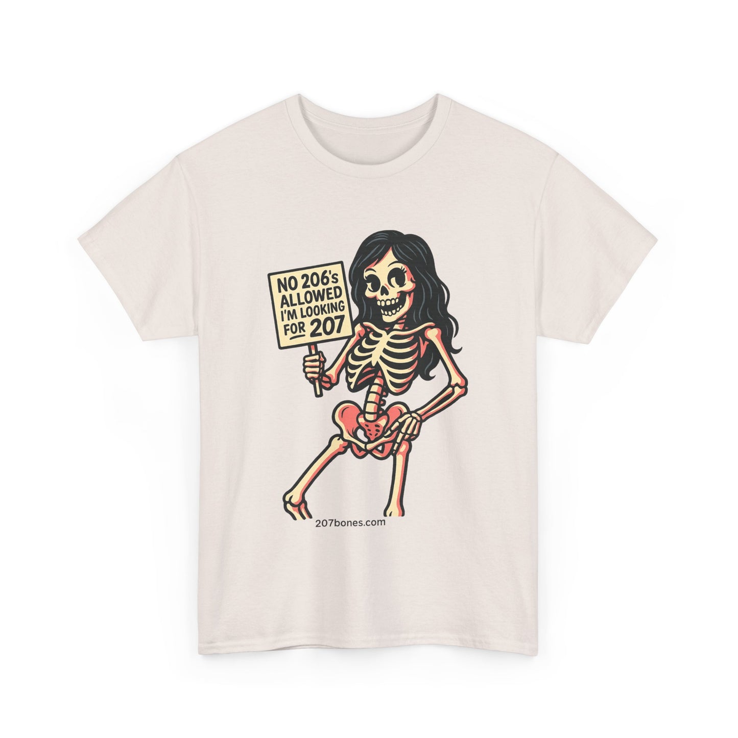 Skeleton Protest Unisex Tee - Fun Graphic T-Shirt for Halloween, Casual Wear, Gift for Friends, Vintage Style, Statement Shirt