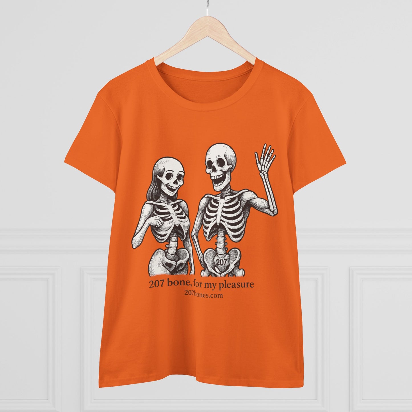 Funny Skeleton Graphic Tee, Halloween Shirt, Quirky Women's Top, Casual Everyday Wear, Gift for Friends