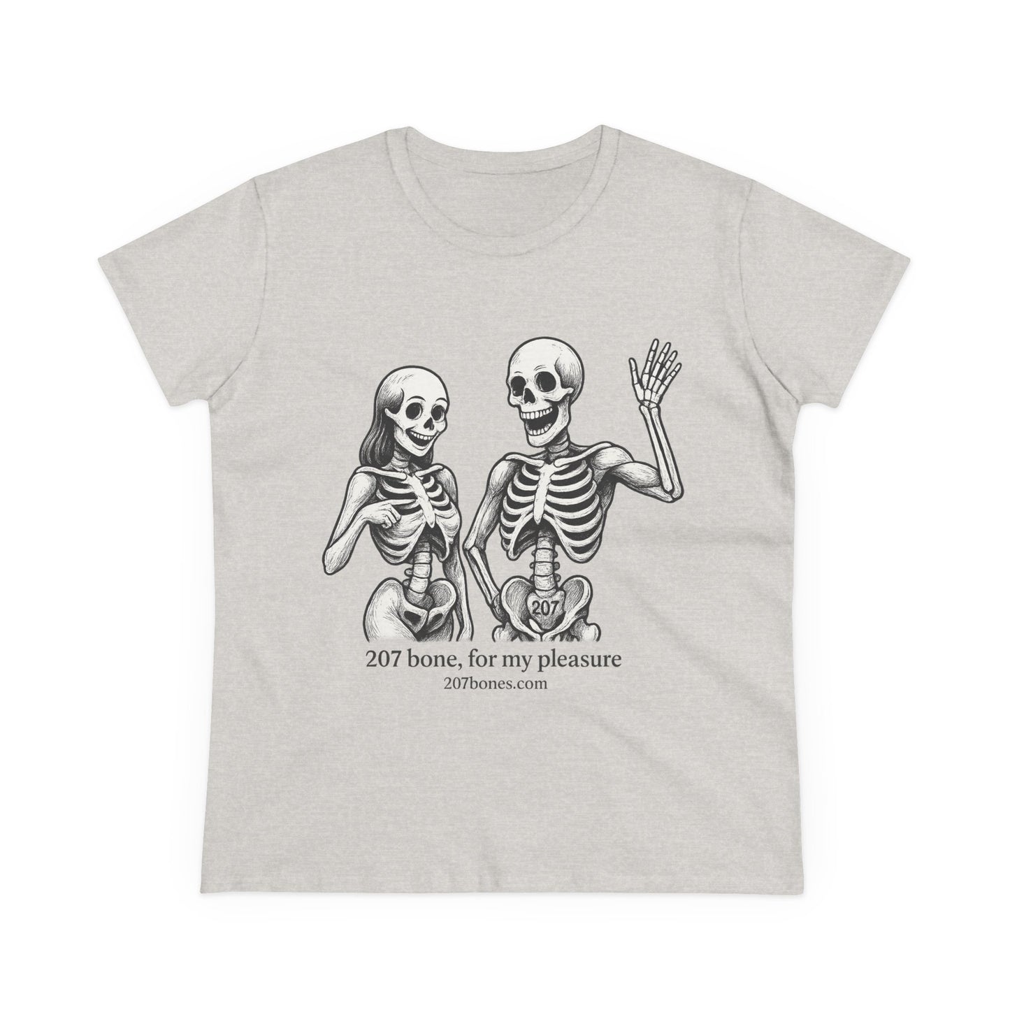 Funny Skeleton Graphic Tee, Halloween Shirt, Quirky Women's Top, Casual Everyday Wear, Gift for Friends