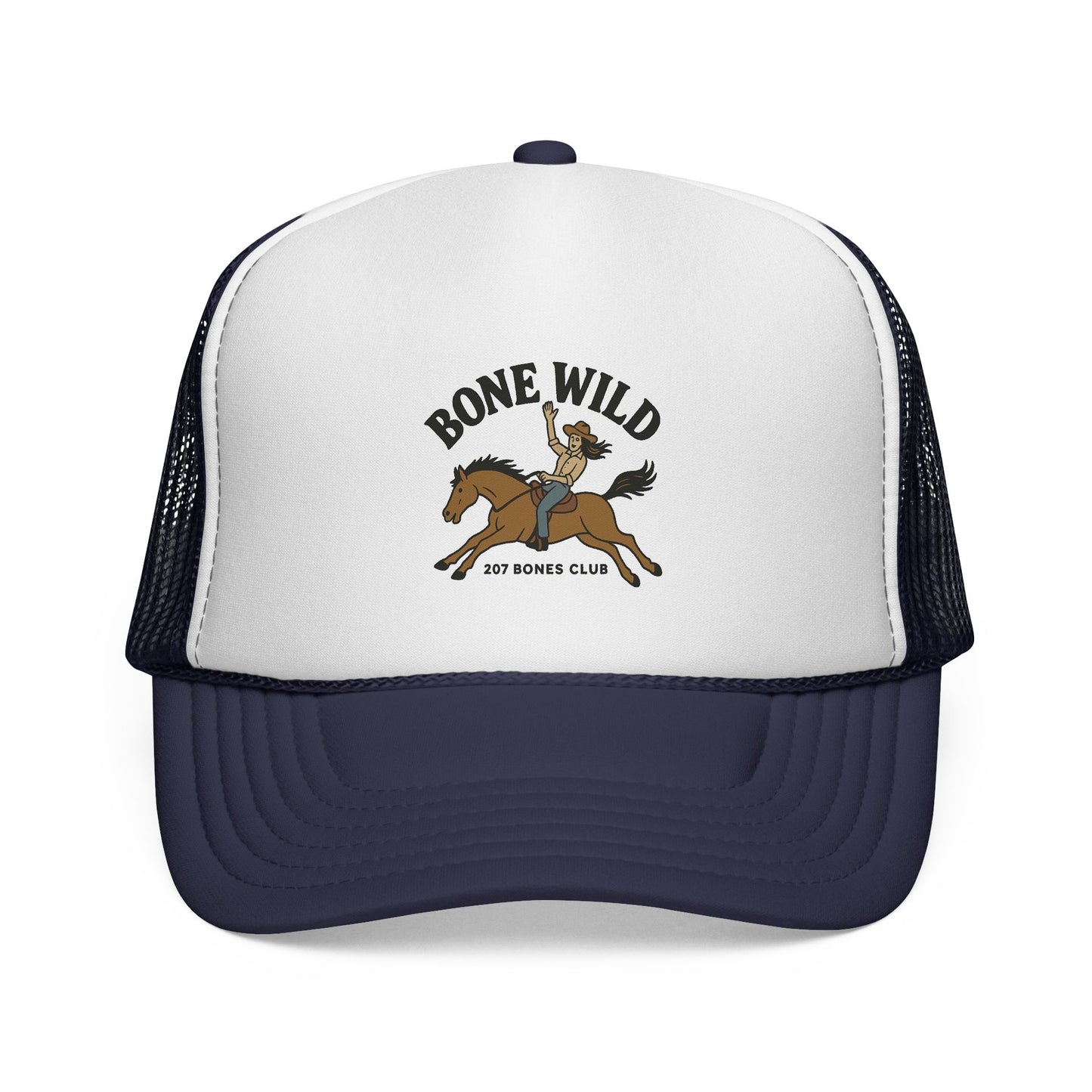 Bone Wild Foam Trucker Cap - Casual Style