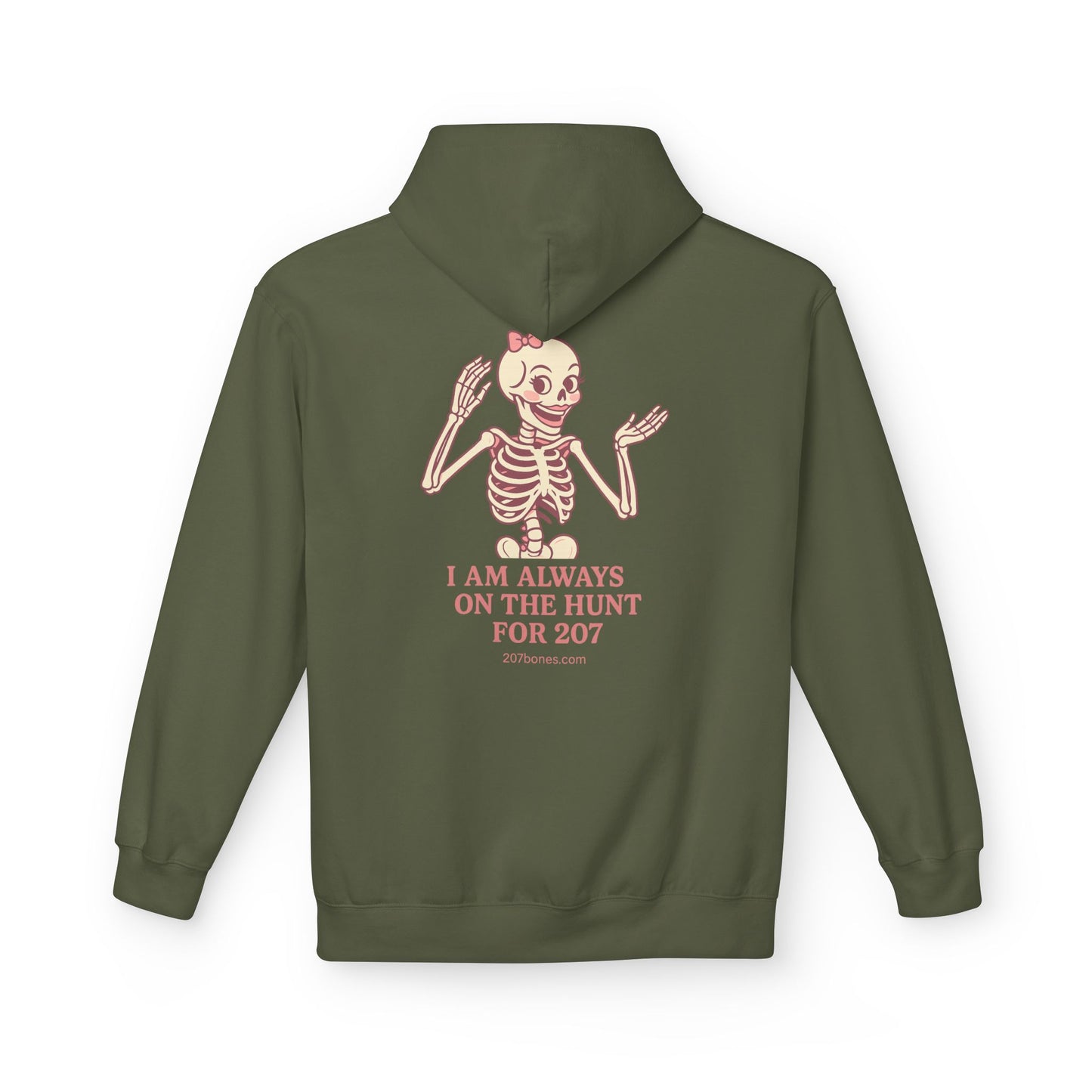 Cute Skeleton Hoodie, Unisex Fleece, Funny Halloween Gear, Gift for Spooky Season, Year-Round Comfort Wear, Trendy Layering