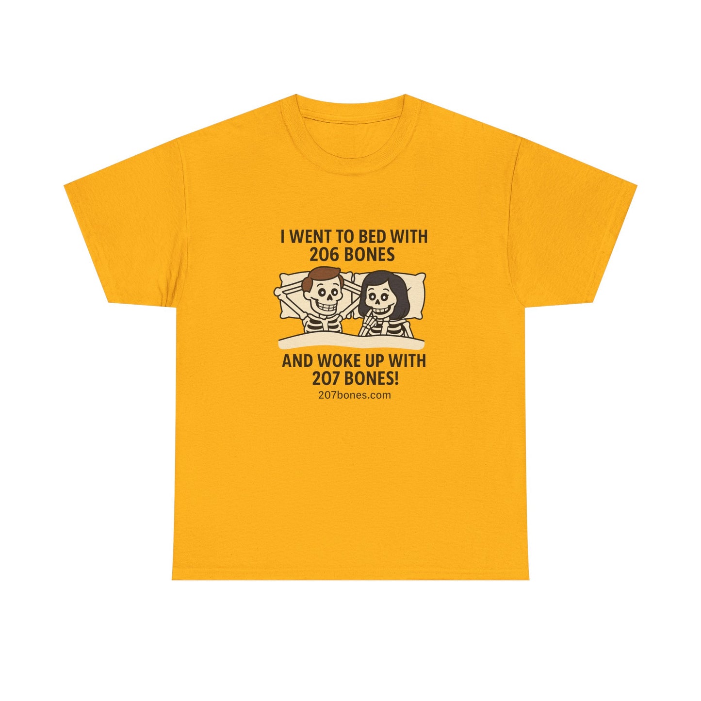 Funny Bone Humor Tee, Unisex Cotton T-Shirt, Gift for Halloween, Quirky Graphic Tee, Unique Birthday Present