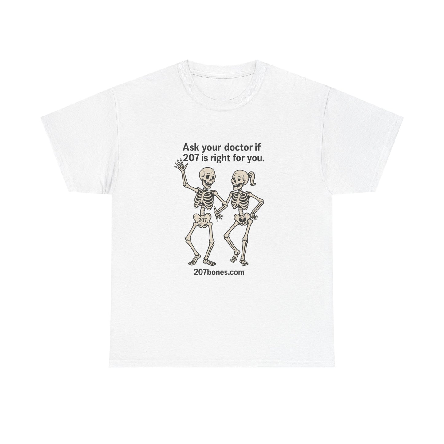 Humorous Skeleton Tee - Perfect for Halloween, Gifts, Parties, Casual Wear, Sarcastic Doctor Joke Shirt